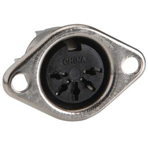 Rean NYS325 5 Pin DIN Female Chassis Connector